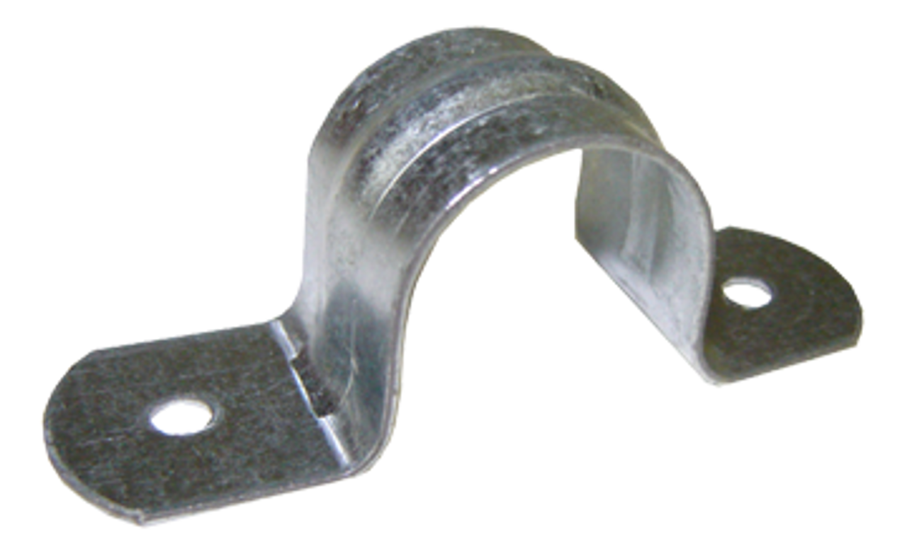 2-1/2" Tube O.D. Plated Steel Two Hole Saddle Strap  TS22-N