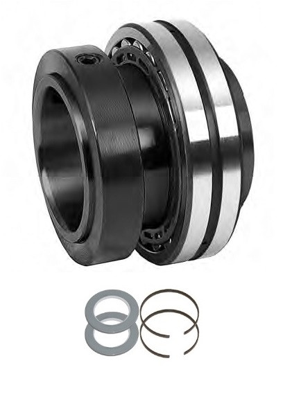 45mm Timken QA Replacement Bearing & Seal Kit - Concentric Shaft Collar - Triple Lip Urethane Seals  QA045KITSO