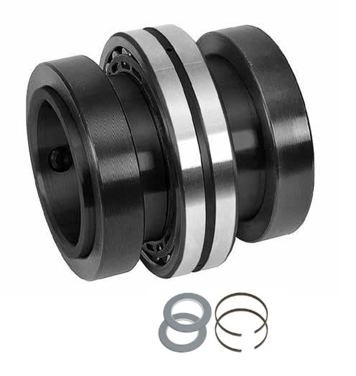 115mm Timken QAA Replacement Bearing & Seal Kit - Two Concentric Shaft Collars - Double Lip Nitrile Seals  QAA115MKITSB