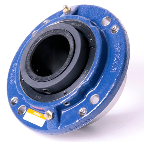 100mm Timken QAC Round Deep Pilot Flange Block - Concentric Shaft Collar - Double Lip Viton Seals - Float  QAC20A100SEC