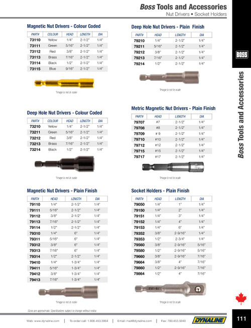 Socket Holder Power Bit 1/4 Dr. x 2"  79150