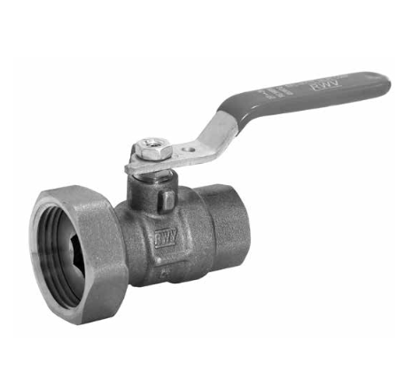 Fig. 99IBV Ball Valve /w Nut for 9900V Series Valves 1-1/4"