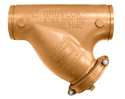 Model 768G Grooved-End Wye Strainer 4"