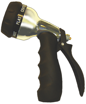 3/4"-11.5 Pistol Grip 7-Pattern Water Hose Spray Nozzel  GHN6