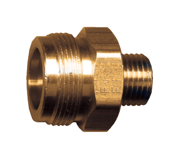 1"-20 x 9/16"-18 LH Brass Male Primus - Male Weld Thread Propane Adapter   1985
