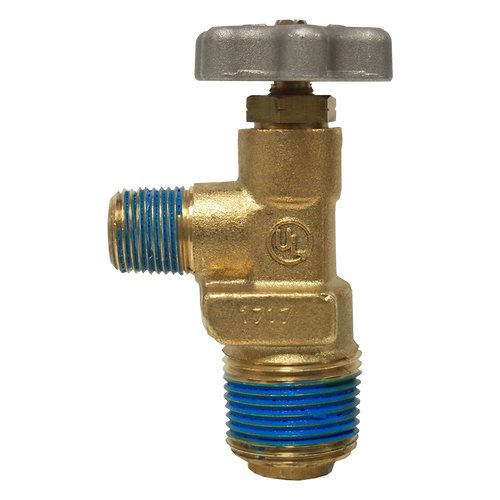 3/8" Brass DOT Fork Lift Propane Service Valve  2075