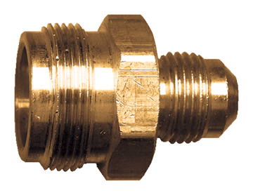 1"-20 x 3/8" Brass Male Primus - Male SAE 45° Flare Propane Adapter   2091