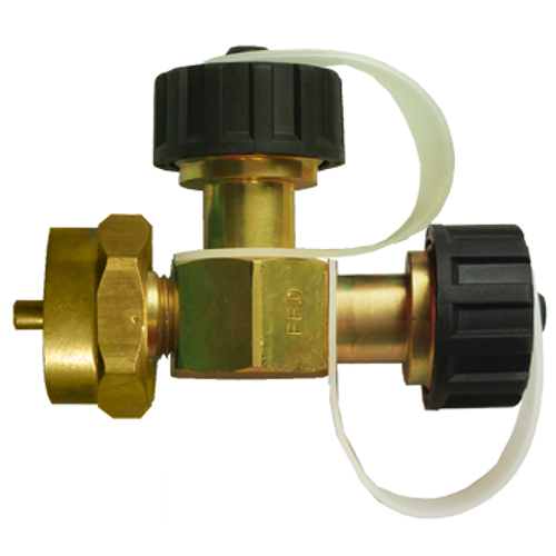 1"-20 Brass Female Primus - Dual Male Primus Propane Branch Tee  2094