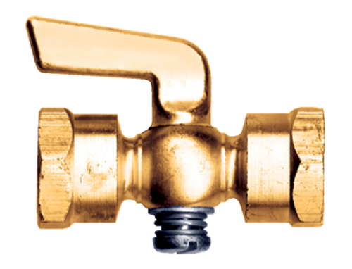 3/8" Brass Female NPT Shut-Off Cock  8103-C