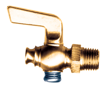 1/4" Brass Male NPT - Drain Cock  8125-B