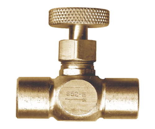 1/4" Brass Female NPT Precision Needle Valve  852-B