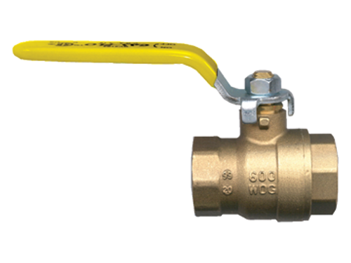 1/4" Forged Brass 150 PSI Female NPT Steam Approved Ball Valve  BV2103-B