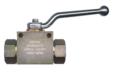 1-1/16"-12 Steel 5075 PSI Female ORB Ball Valve - 3Pc. Construction  BVCS2434-12