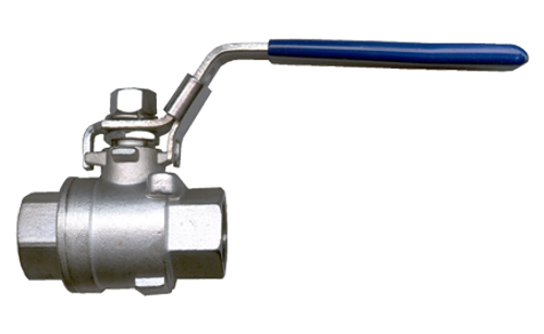1/4" Forged Stainless Steel 1000 PSI Female NPT Ball Valve - 2Pc. Construction  BVSS2003-B-1000