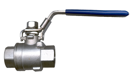 2" Forged Stainless Steel 1000 PSI Female NPT Ball Valve - 2Pc. Construction  BVSS2003-M-1000