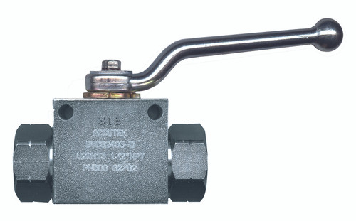 1" Stainless Steel 5075 PSI Female NPT Ball Valve - 3Pc. Construction  BVSS2403-H