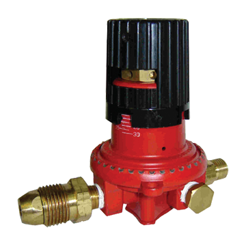 0-60 PSI  Adjustable Propane Regulator w/Male Hard Nose Nose POL (CGA510) & 135-LB Adapter  GR-365