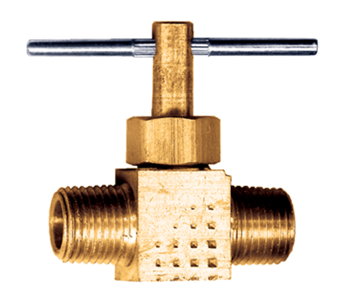 1/8" Lead Free Brass Male NPT Needle Valve  LF-3122-A