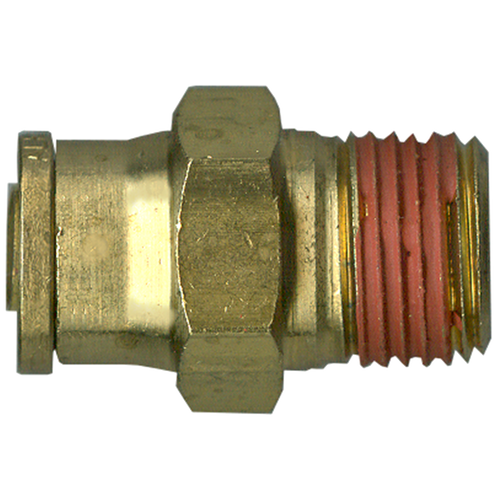 5/8 x 3/8" Brass DOT Push-To-Connect - Male NPT Connector  PC1468-10C