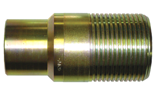 3/4 x 3/4" Steel 5,000 PSI High Pressure Thread-To-Connect Hydraulic Q/D Nipple - Female NPT  QD-75N12-12F