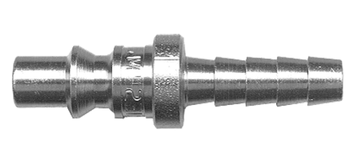 1/4 x 1/4" Steel Aro 210 Pneumatic Q/D Nipple - Hose Barb  QD-ARON4-4H