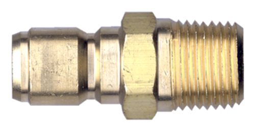 1/4 x 1/4" Brass Pressure Washer Q/D Nipple - Male NPT  QD-BSTN4-4M