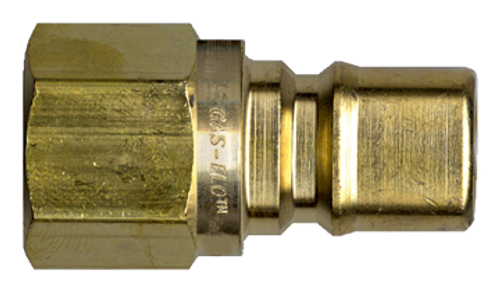 3/8 x 3/8" GAS-FLO® Brass Natural Gas Q/D Nipple - Female NPT  QD-GMN6-6F