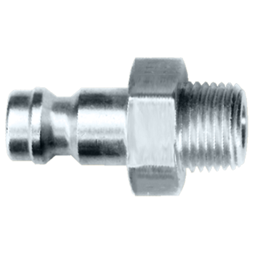 1/8 x 1/4" Brass Miniature Pneumatic Q/D Nipple - Male NPT  QD-MININ2-4M