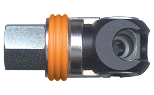 1/2" Industrial Pneumatic Q/D Swing Coupler - Female NPT  QD-SCINDMC8-8F