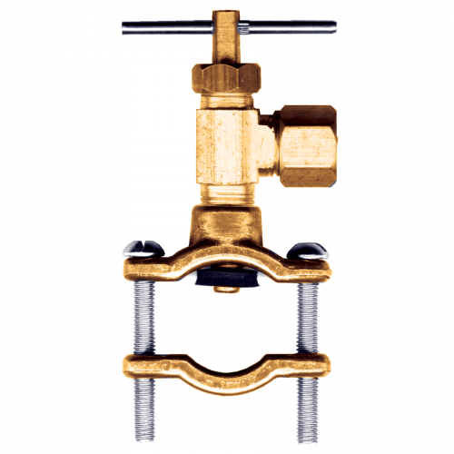 1/4" Brass "Self Piercing" Saddle Valve Assembly  S3069-ST-4