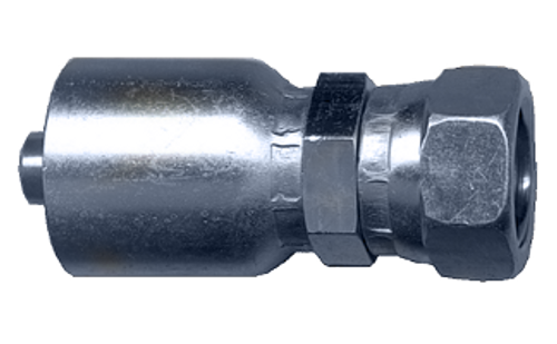 3/8 x 3/8" Koman/Parker® 43 Series Hose Crimp - Female BSPP Swivel 60° Cone  SC931BSP-66