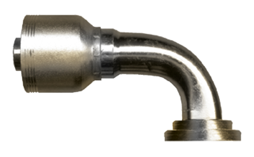 1 x 1-1/4" (2.00" Flange) Koman/Parker® 71 Series Hose Crimp - Code 61 Flange 90° Elbow  SCT990MS-1616