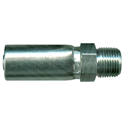 3/4 x 3/4" 100R7/R8/R18 Thermoplastic Hose Crimp - Male NPT  SCTP25-12E
