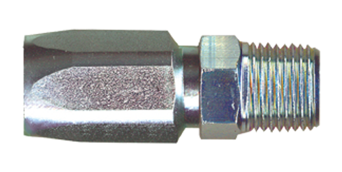 5/8 x 1/2" Steel 100R5 Reusable Hose End - Male NPT  SR525-10D