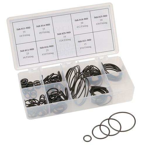 Nitrile Butadiene (NBR) 90 Durometer ORFS O-Ring Kit  00093-KIT