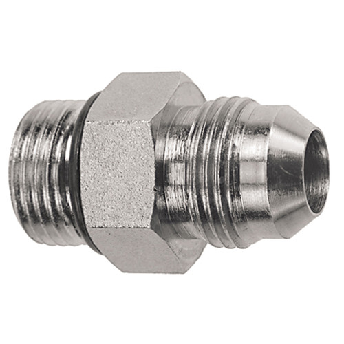 7/8"-14 x 1/2" Stainless Steel Male ORB - Male 37° JIC Connector  1115SS-10-08