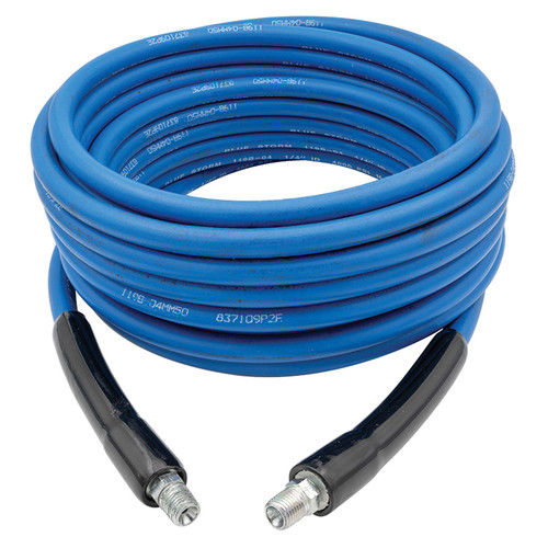 1/4 x 1/4" x 25' Blue Storm Carpet Cleaning Hose Assembly   119B-04MM25
