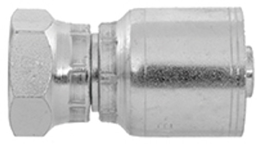 1/2 x 3/4" Pulsar 4200 Series Hose Crimp - Female BSPP Flat Face Swivel  42027-12-08