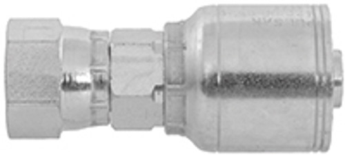 1-1/2 x 1-1/2" Pulsar Stainless Steel 4400 Series Hose Crimp - Female 37° JIC Swivel  4405SS-24-24