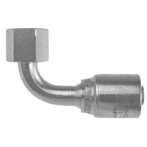 1/2 x 1-3/16"-16 Pulsar 4700 Series Hose Crimp - Female ORFS Swivel 90° Elbow  47983-08-08