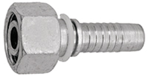 3/8 x M18-1.5 Pulsar 5000 Series Hose Barb - Female Metric Swivel  50063S-10-06