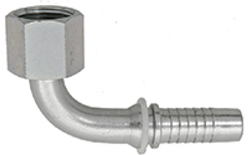 3/4 x 1-7/16"-12 Pulsar 5000 Series Hose Barb - Female ORFS Swivel 90° Elbow  50983-16-12