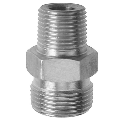 22mm-1.5 x 3/8" Steel Pressure Wash Male Stem - Male NPT  74016-22-06