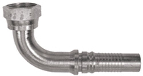 3/4 x 1-3/16"-12 Pulsar 8600 Series Hose Barb - Female ORFS Swivel 90° Elbow  86983-12-12