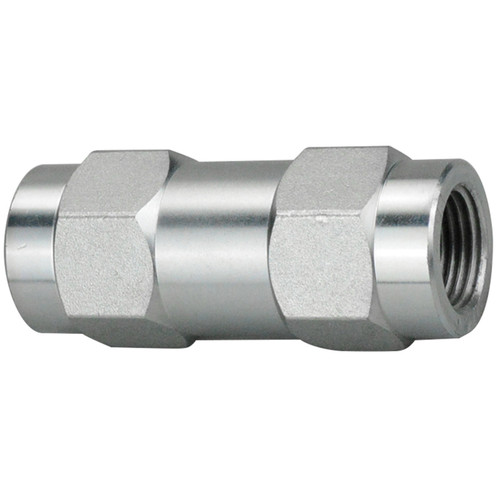 1/8" Steel 5800 PSI Female NPT Check Valve - 5 PSI Crack  CV0808-02