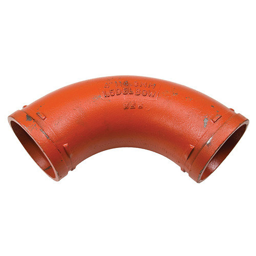 4" Grooved Pipe 90° Long Radius Elbow  G0898VL-400-400