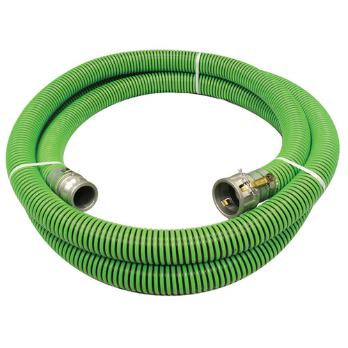 4" x 25' EPDM/Polyethylene Suction Hose Assembly   G1341K-400CE25