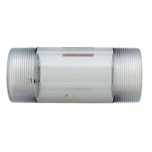 2 x 8" Polycarbonate Sight Gauge Nipple   G1616PC-200X8