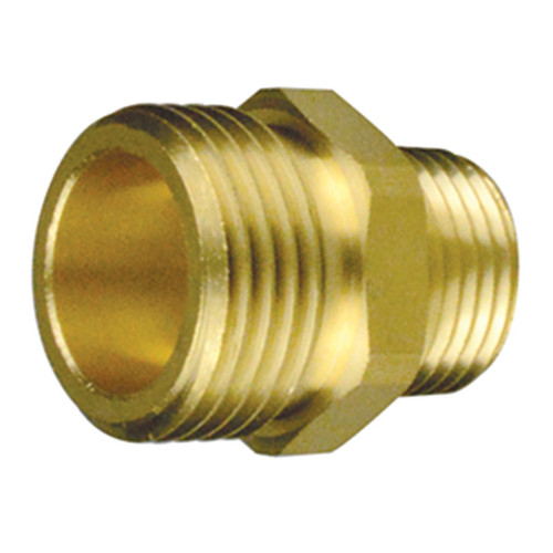 3/4"-11.5 x 1/2" Brass Male Water Hose - Male NPT  G1716B-08