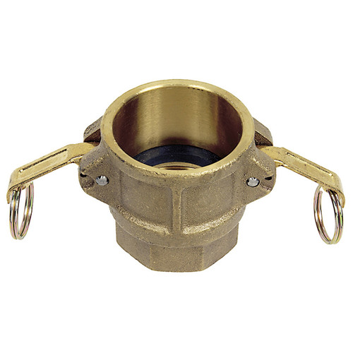 3/4" Brass Type D Female Camlock - Female NPT  G65BRD-075